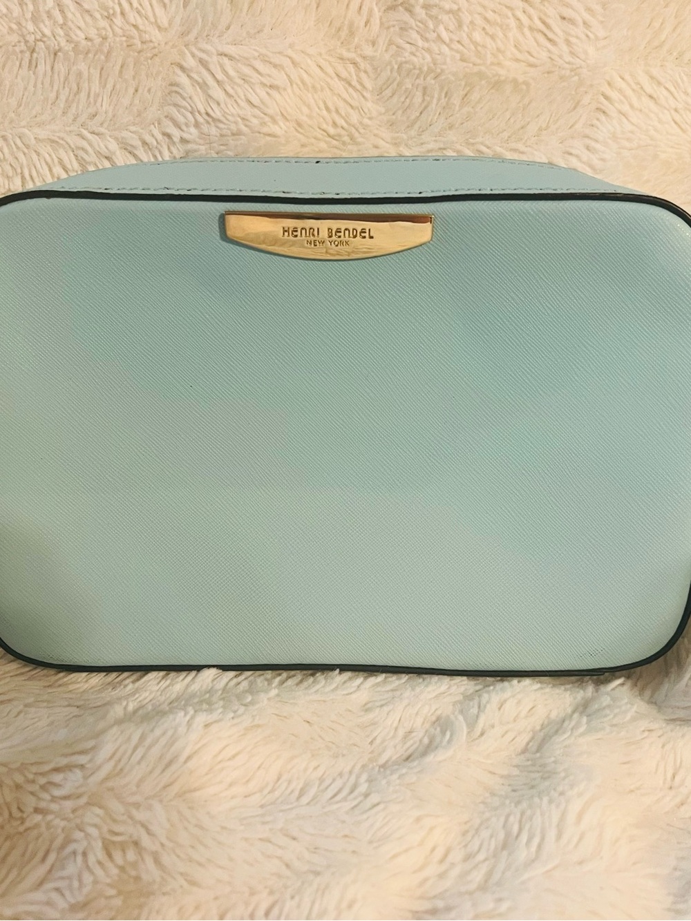 Henri Bendel Light Mint “Uptown Mini Satchel” Crossbody bag